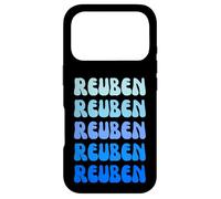 Carcasa para iPhone 17 Pro Reuben Retro Name Stack Design