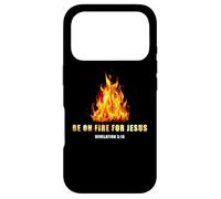 Carcasa para iPhone 17 Pro Revelation 3:15 Be on Fire for Jesus - Christian Revival