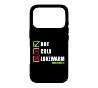 Carcasa para iPhone 17 Pro Revelation 3:15 Hot Cold Lukewarm - Faith Gospel Evangelism