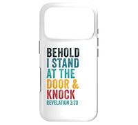 Carcasa para iPhone 17 Pro Revelation 3:20 I Stand at The Door and Knock - Jesus Quote