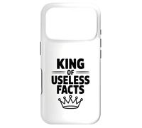 Carcasa para iPhone 17 Pro Rey de Hechos inútiles Funny Nerd Trivia Lover