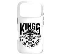 Carcasa para iPhone 17 Pro Rey de los Siete Mares Salvaje Abstracto Cráneo Real Gangs