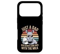 Carcasa para iPhone 17 Pro Rhino Funny Father's Day Dad Milk