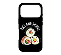 Carcasa para iPhone 17 Pro Rice and Shine Divertido Juego de Palabras de Sushi