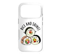 Carcasa para iPhone 17 Pro Rice and Shine Divertido Juego de Palabras de Sushi