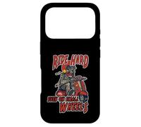 Carcasa para iPhone 17 Pro Ride Hard, Incluso en pequeñas Ruedas, Estilo Retro Patinete