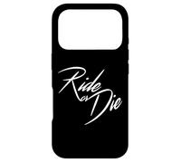 Carcasa para iPhone 17 Pro Ride or Die Motocicleta Amante Motocicleta Biker Fan Rider
