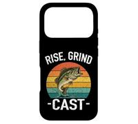 Carcasa para iPhone 17 Pro Rise Grind Cast Amante de la Pesca Pescado Susurrador Aventuras Lago