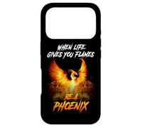 Carcasa para iPhone 17 Pro Rising Phoenix Flames Fire Bird Renacimiento Mítico Amante Regalo