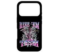 Carcasa para iPhone 17 Pro Rizz Em with The Tism Funny Autism Meme Autistic Racoon