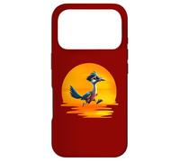 Carcasa para iPhone 17 Pro Roadrunner Sunset Fast Bird Running The Roads Gafas de Sol