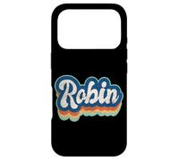 Carcasa para iPhone 17 Pro Robin Nombre Niño Estilo Vintage 70s 80s Personalizado