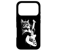 Carcasa para iPhone 17 Pro Rock Cat Playing Guitar - Funny Guitar Cat