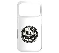 Carcasa para iPhone 17 Pro Rock Guitar Is My Therapy - Insignia Vintage con diseño de Guitarra