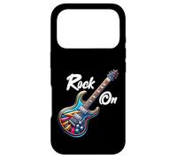 Carcasa para iPhone 17 Pro Rock On Guitar Band Funny Rock Guitarrista Niñas Niños Niños