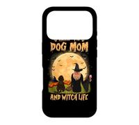 Carcasa para iPhone 17 Pro Rocking The Dog Mom and Witch Life Dachshund Halloween