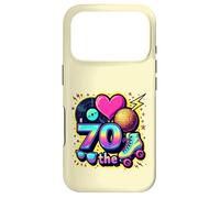 Carcasa para iPhone 17 Pro Rollo de Casete Retro I Love The 70s, Vinilo Funky Party 70s