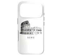 Carcasa para iPhone 17 Pro Roma Coliseo Vintage Skyline Italia Abanico I Love Rome