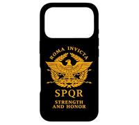 Carcasa para iPhone 17 Pro Roma Invicta SPQR Fuerza y Honor del Águila Romana