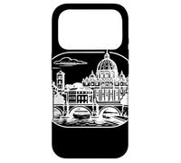 Carcasa para iPhone 17 Pro Roma, la Ciudad eterna. Silueta Decorativa.
