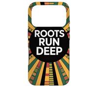 Carcasa para iPhone 17 Pro Roots Run Deep, diseño Retro del Orgullo Africano