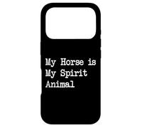 Carcasa para iPhone 17 Pro Ropa Ecuestre de Animales My Horse is My Spirit
