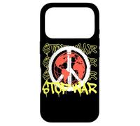 Carcasa para iPhone 17 Pro Ropa Urbana con Estampado de Stop War Peace Sign