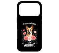 Carcasa para iPhone 17 Pro Roses Flowers Valentine's Day Portuguese Podengo Valentines