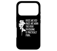 Carcasa para iPhone 17 Pro Roses Red Pages Are Worn Dark Romance Reading Smut Reader