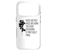 Carcasa para iPhone 17 Pro Roses Red Pages Are Worn I Don't Watch Porn I Read It Smutty