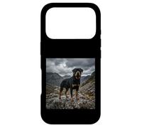 Carcasa para iPhone 17 Pro Rottweiler Montaña Paisaje Dramático Cielo Escena al Aire Libre