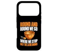 Carcasa para iPhone 17 Pro Round and Round We Go Where We Stop Only The Torno Woodturn
