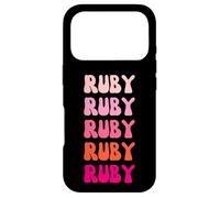 Carcasa para iPhone 17 Pro Ruby Retro Stack Design