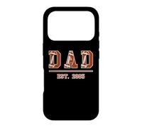 Carcasa para iPhone 17 Pro Rugby Papá Desde 2005 Cumpleaños Día del Padre Vintage