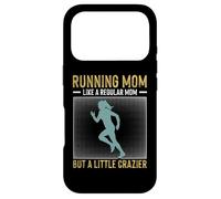 Carcasa para iPhone 17 Pro Running Mom Like A Regular Mom But A Little Crazier