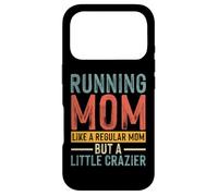 Carcasa para iPhone 17 Pro Running Mom Like A Regular Mom But A Little Crazier