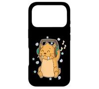 Carcasa para iPhone 17 Pro Saber-Toothed Tiger Escucha Música