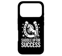 Carcasa para iPhone 17 Pro Saddle Up For Success Horse Trainer Spirit