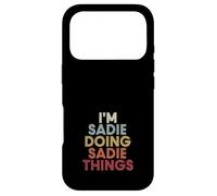 Carcasa para iPhone 17 Pro Sadie Name Sadie Personalized Name First Given