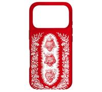 Carcasa para iPhone 17 Pro Sagrado Corazón de Jesús Inmaculado Corazón María José Católica