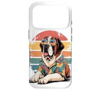 Carcasa para iPhone 17 Pro Saint Bernard Dog Gafas De Sol Hawái Playa Verano