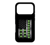 Carcasa para iPhone 17 Pro Saint Patrick’s Day Flag USA Patriotic United States America
