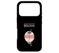 Carcasa para iPhone 17 Pro Salar de Uyuni Bolivia Flamingo Atardecer