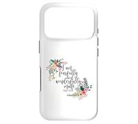 Carcasa para iPhone 17 Pro Salmo 139:14 Escritura bíblica, Hecha con temor y maravillosamente