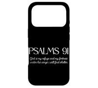 Carcasa para iPhone 17 Pro Salmos 91 Oración de protección Escritura Cristiana Adoración