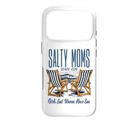 Carcasa para iPhone 17 Pro Salty Moms Beach Club Girls Just Wanna Have Sun Funny mom
