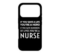 Carcasa para iPhone 17 Pro Salva la Vida Eres héroe Salva Cientos de Vidas Eres una Enfermera
