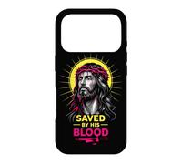 Carcasa para iPhone 17 Pro Salvado por Su Sangre Jesucristo Corona De Espinas Cristiano