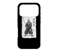 Carcasa para iPhone 17 Pro Samurai Esqueleto Vintage Ukiyo-e Guerrero Arte Gráfico