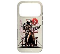 Carcasa para iPhone 17 Pro Samurai japonés, espíritu Ronin Bushido, Espada Katana